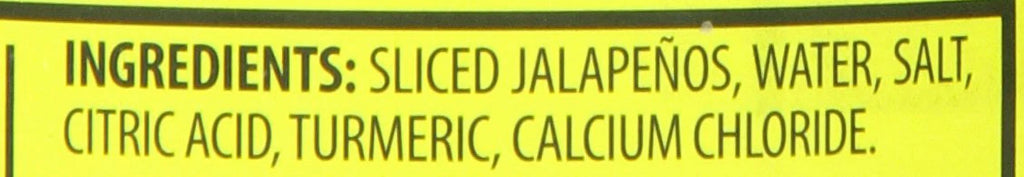 Sliced Jalapenos, 4-Ounce (Pack of 12) P483066