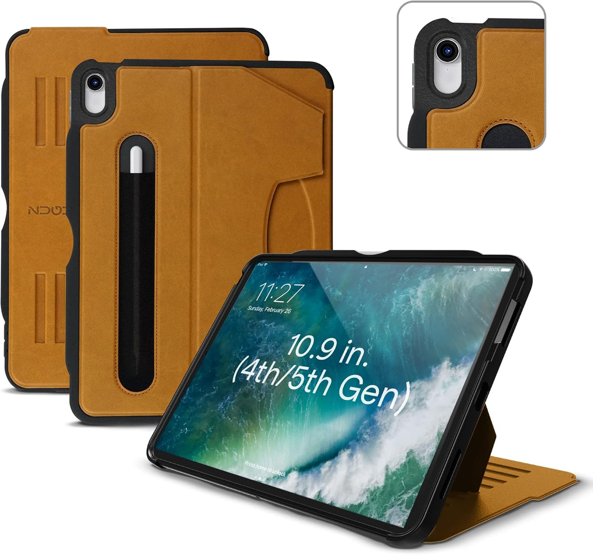 Black Magnetic Stand Case for 10.9 Inch iPad Air A85163