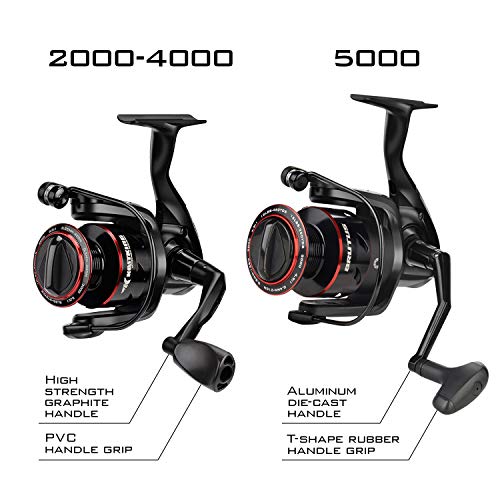 Spinning Reel Graphite Frame CNC Aluminum Spool 5.2:1 Gear Ratio J756186