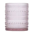 Pink 10 Ounce Set of 6 Double Old Fashion Glass W6605