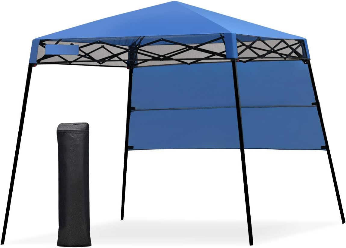 Pop-up Canopy Tent with Carry Bag & 4 Stakes Q114