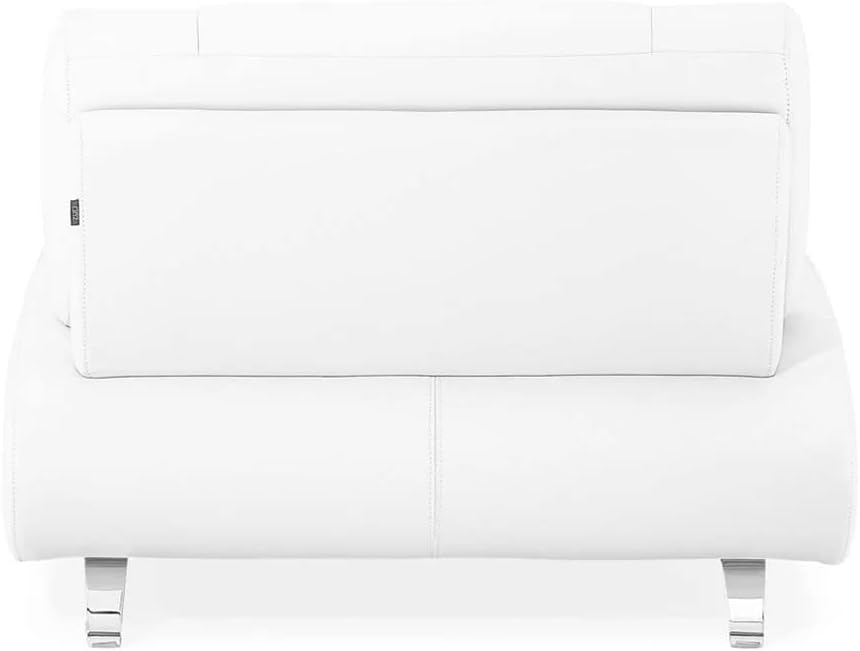 White Microfiber Leather Chair Q356663