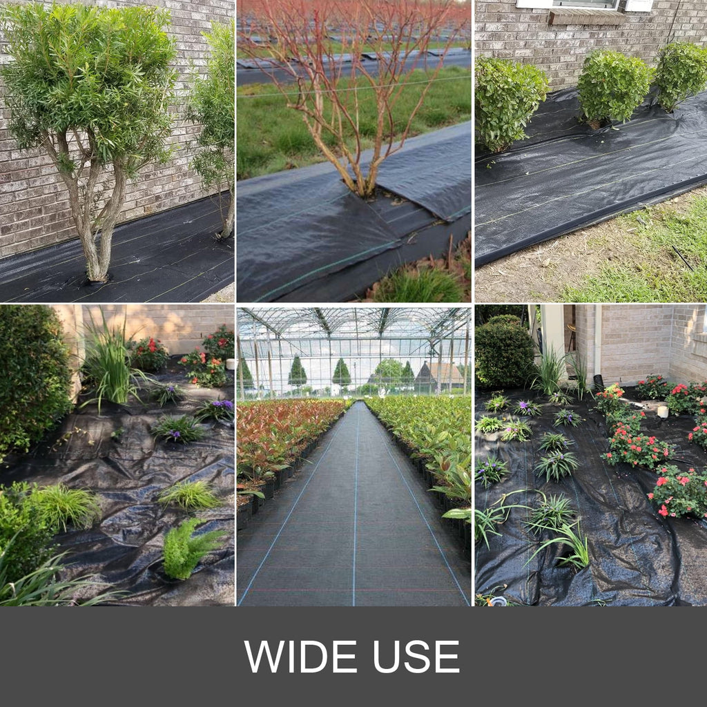 3 x 50 Weed Barrier Landscape Fabric S924664