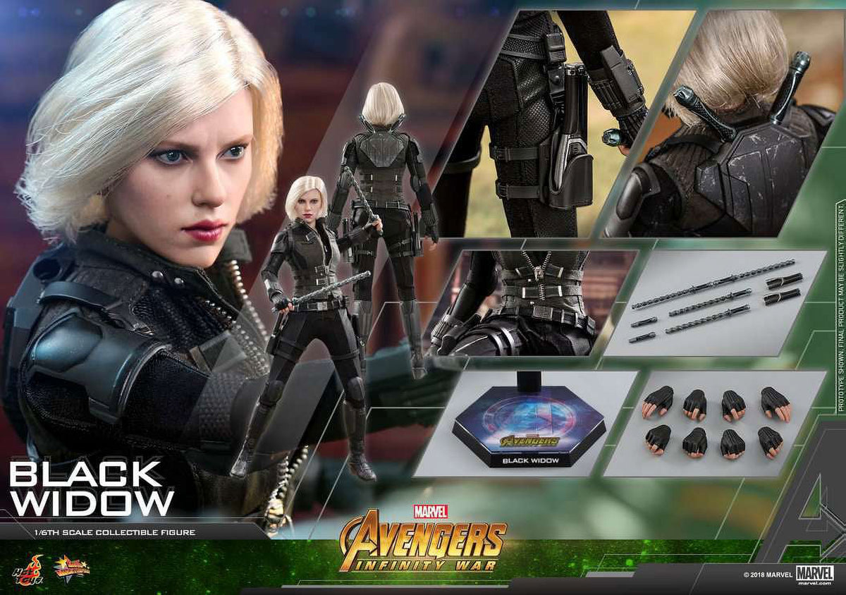 16 Scale Black Widow Figure H345