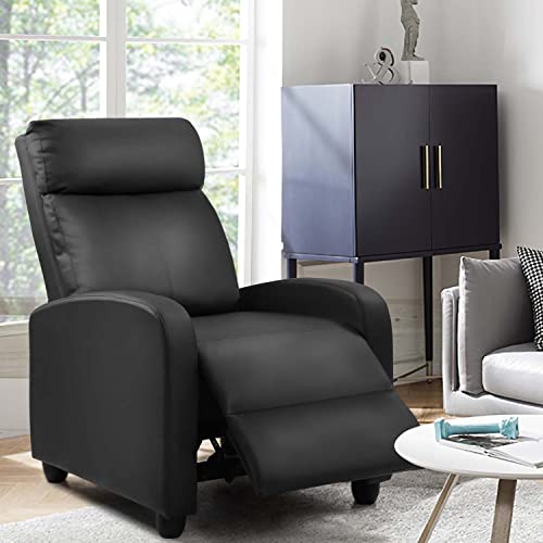 Black PU Leather Recliner Chair X299