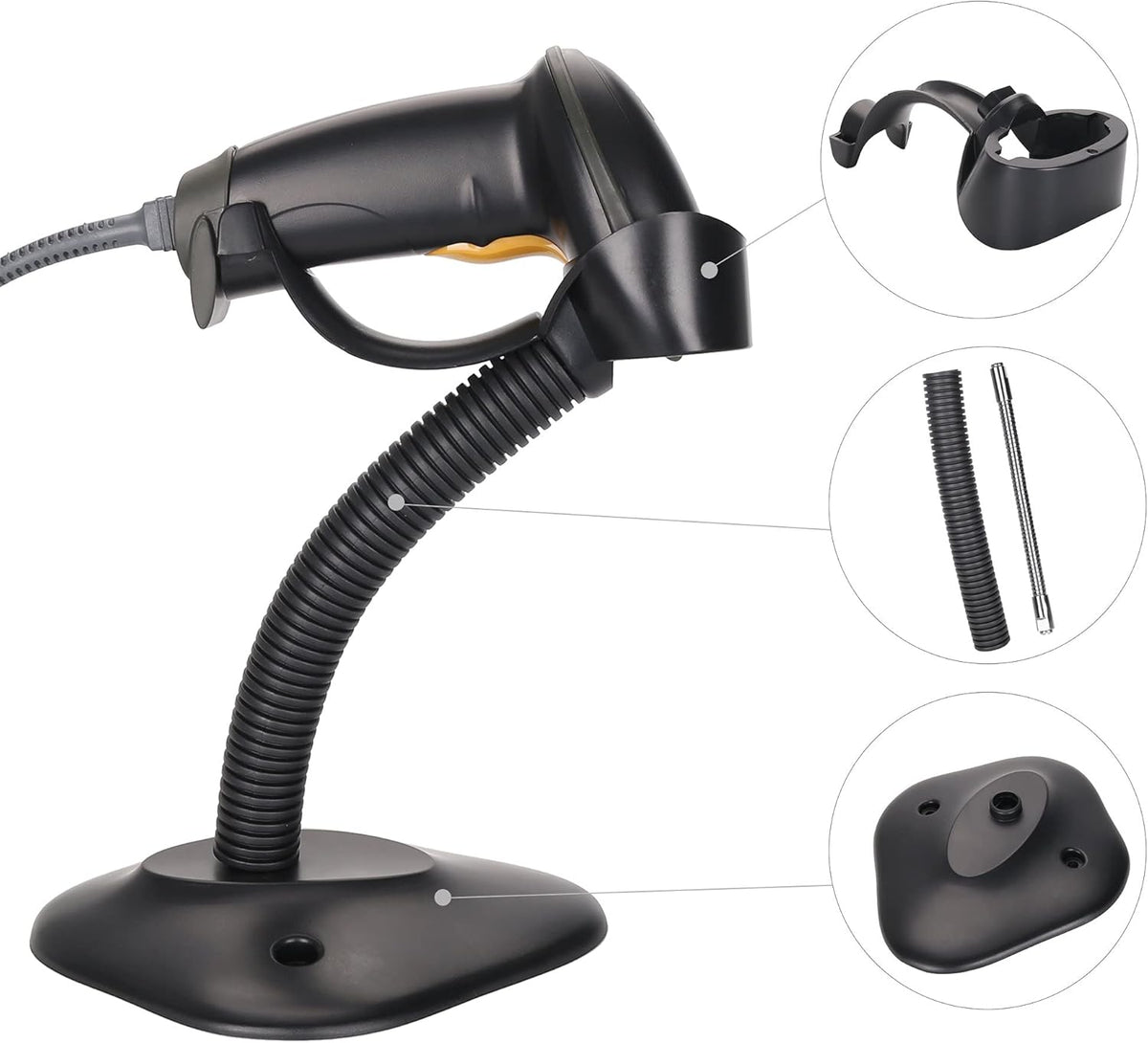 Hands Free Adjustable Barcode Scanner Stand O4248