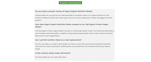Vegan Protein Shake, Smooth Chocolate, 16g Plant Based, 11 Fl Oz (Pack of 12) W57554