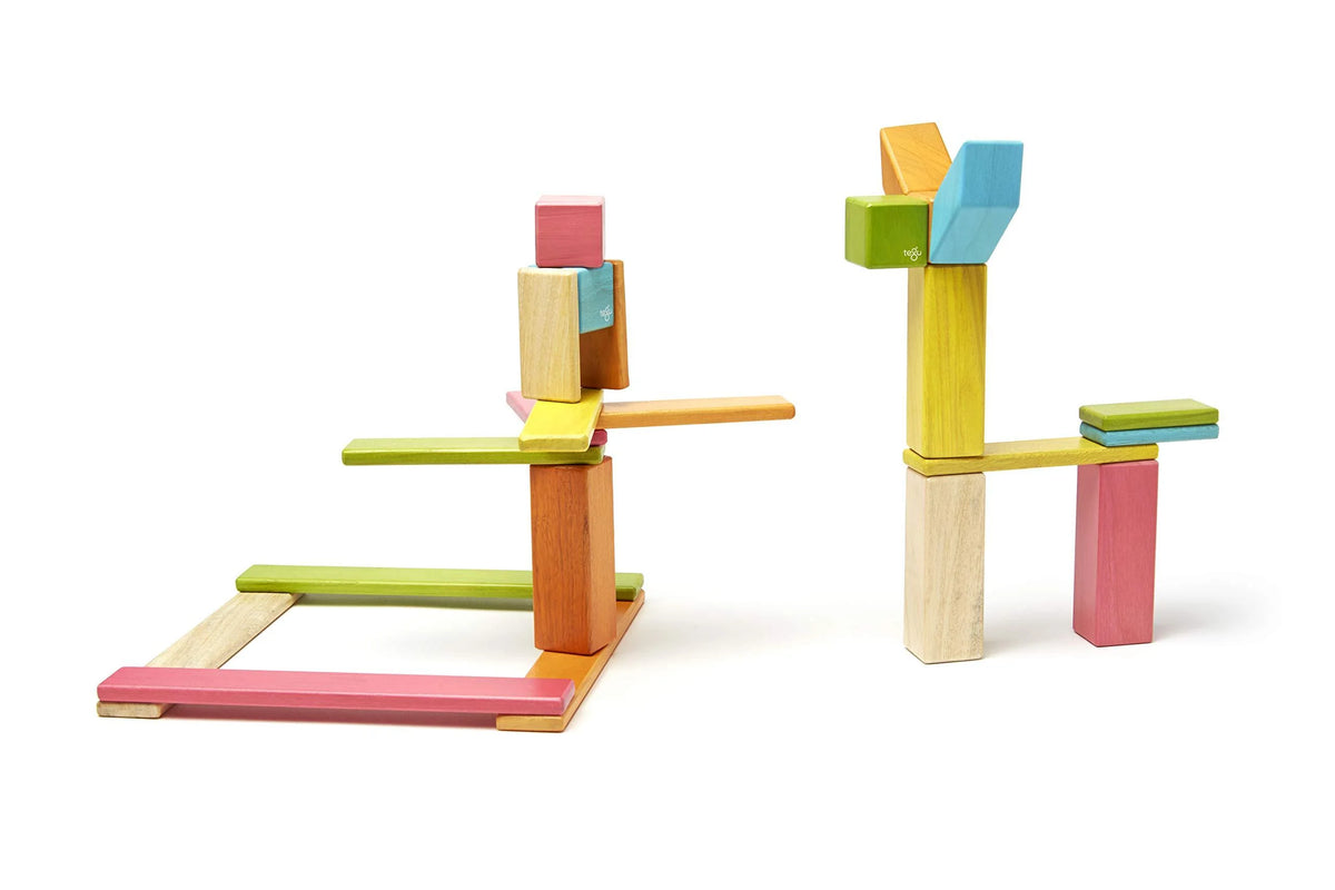 24 Piece Magnetic Wooden Block Set Y754445