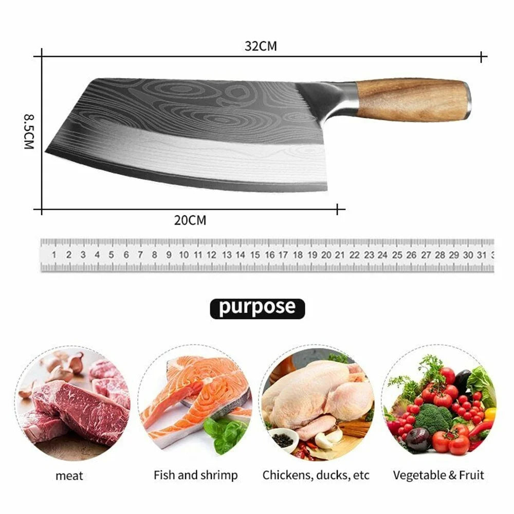 8 inch German Stainless Steel Chinese Cleaver Knife G466531