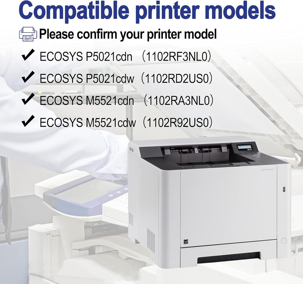 Cyan Toner Cartridge for ECOSYS P5021cdn M5521cdn M5521cdw Printer S1034