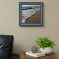 Dusty Blue Embossed Frame S2671