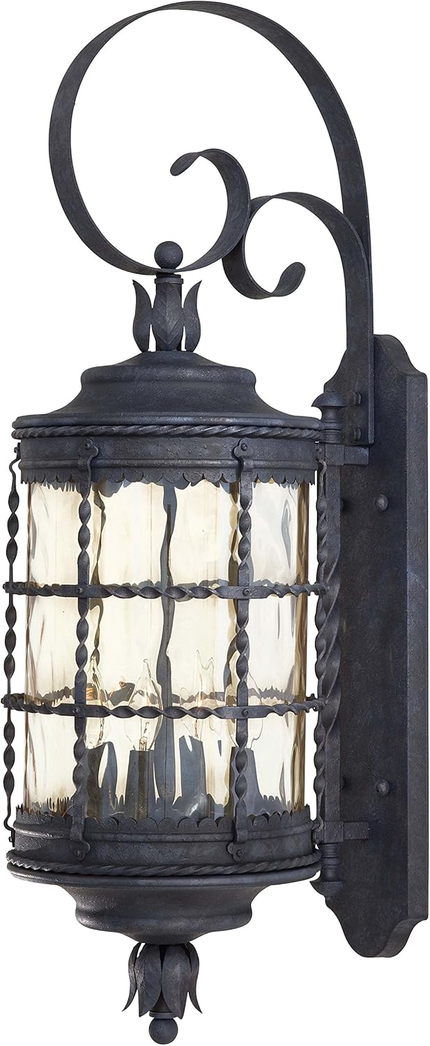 Outdoor Wall Light Lantern, Iron P4846