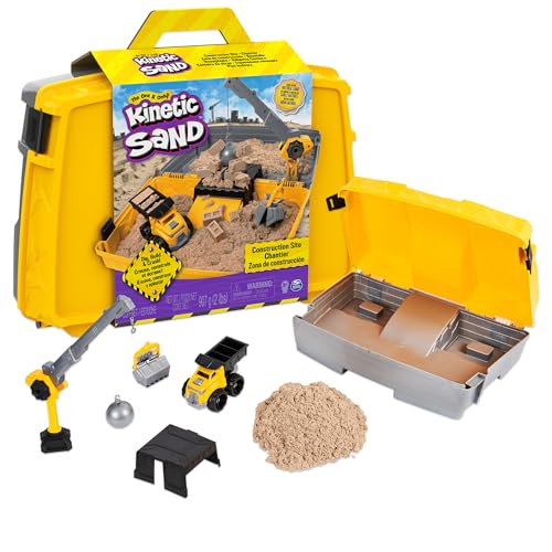 Construction Site Folding Sandbox with 2lbs Play Sand & Toy Truck V973500