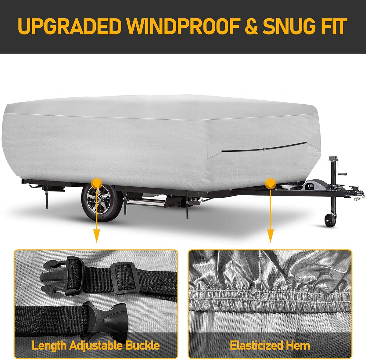 500D Oxford Waterproof Pop-up Camper Cover S67255