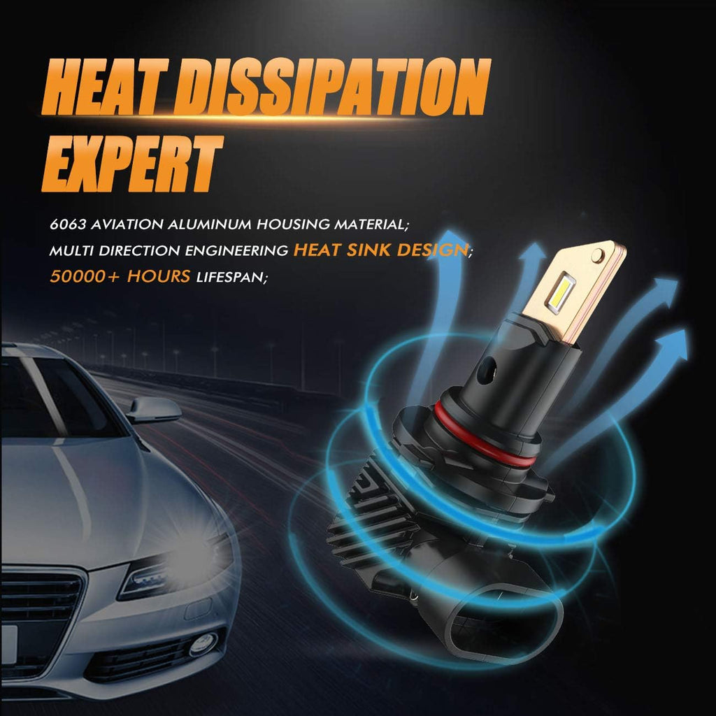 6500K Cool White LED Bulbs Combo, Pack of 4 Pack of 2 C8803