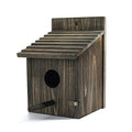 Weatherproof Wooden Bird House with Pole G26028