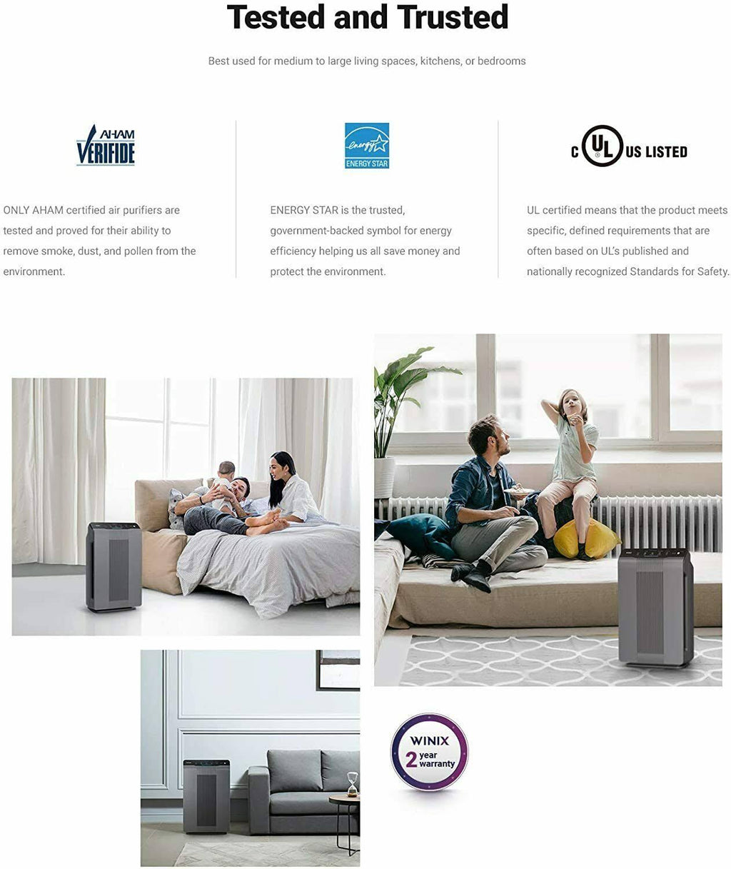Air Purifier with True HEPA and Carbon Y70466