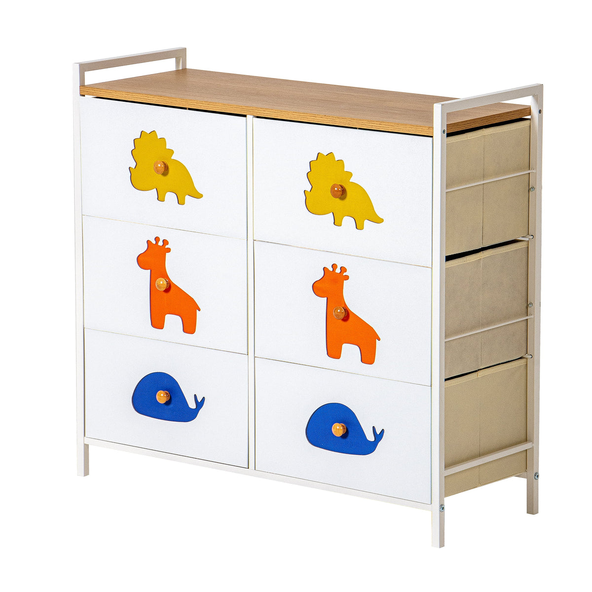 White 5 Drawer Dresser H389380