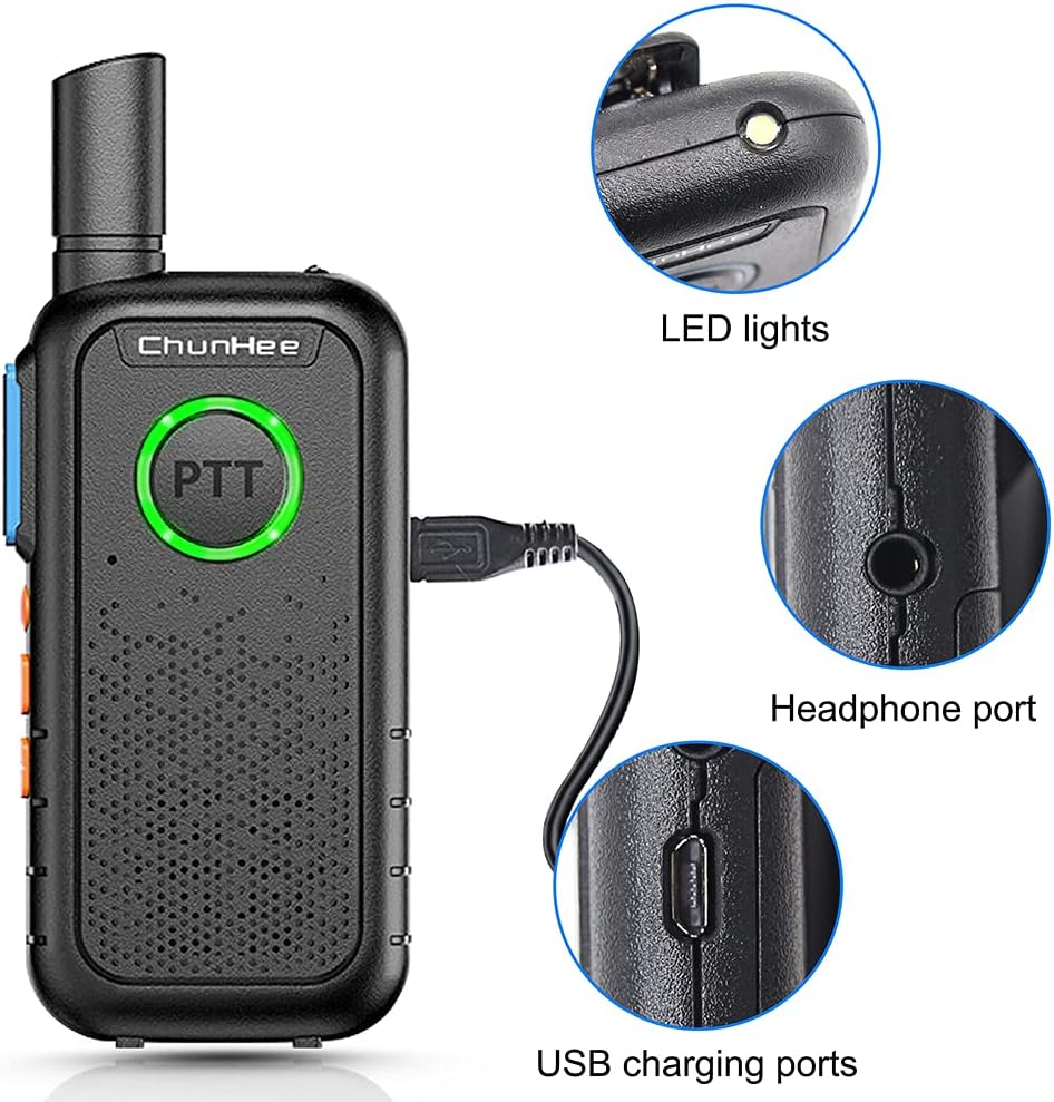 Wireless Intercom System 1.5 Miles 16 Channel 2 Pack W758