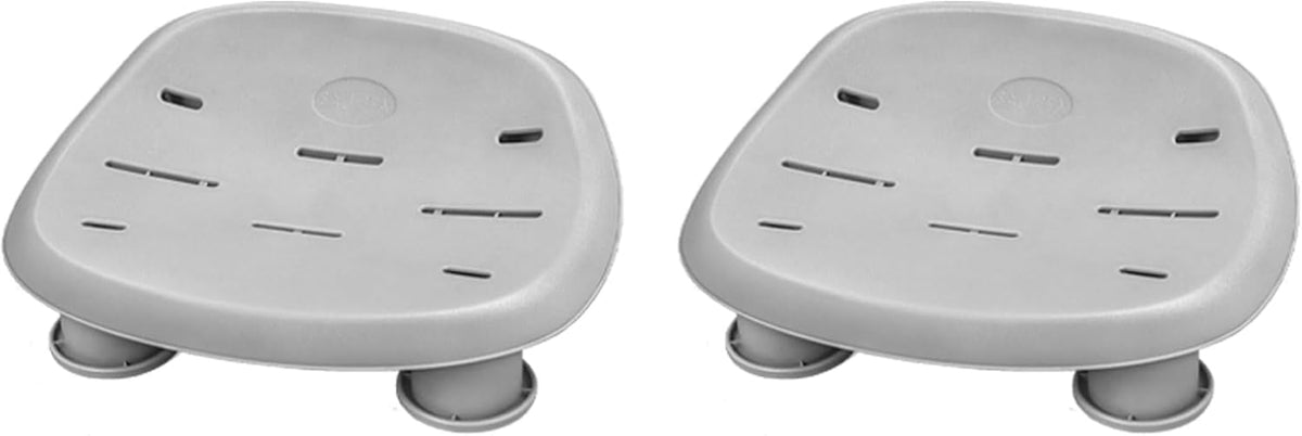 Inflatable Round Hot Tub with Non-Slip Spa Seat and Headrest Pillows E708