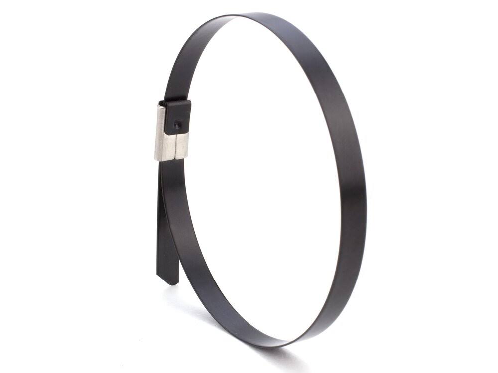 12 inch Plastic Coated 316 Stainless Steel Cable Tie O671