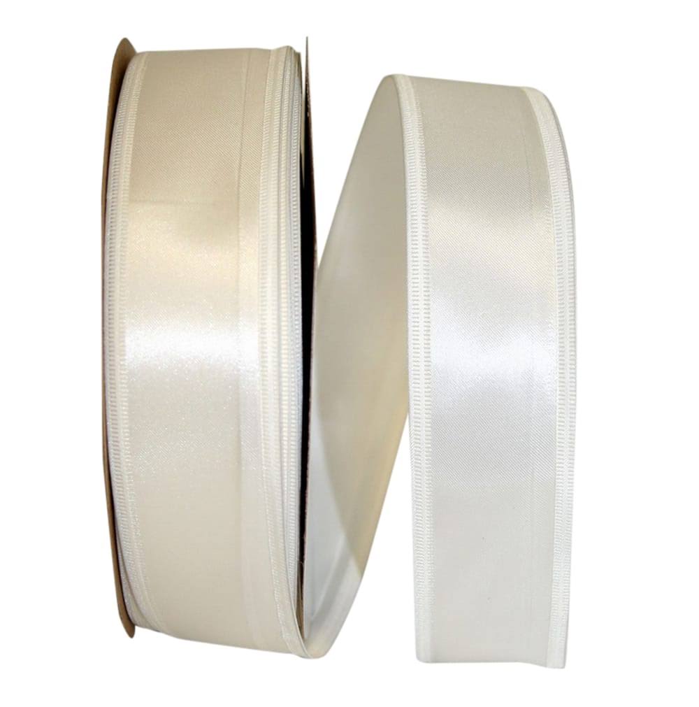 Ivory Wired Edge Ribbon G51133
