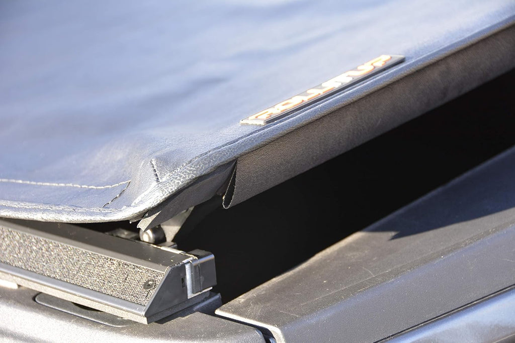 Soft Roll Up Truck Bed Tonneau Cover for 2015 - 2022 Ford F150 6.6’ Bed (Black) U1754