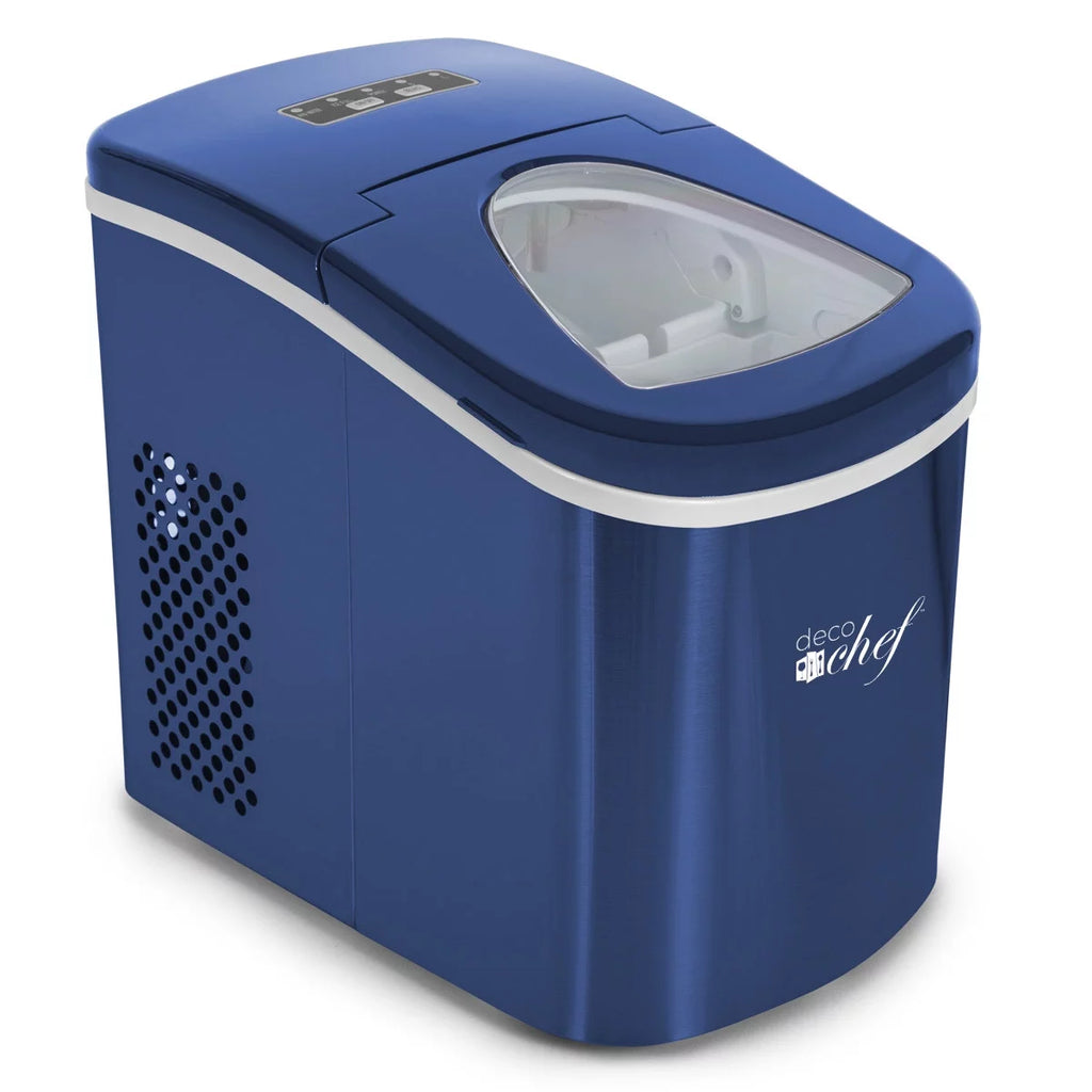 Blue Compact Electric Top Load Ice Maker Y885428