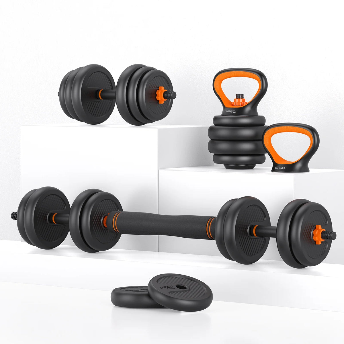 Adjustable 70lbs Free Weight Set N756476