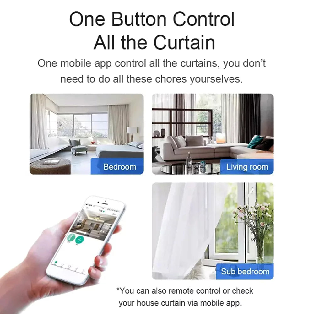 Smart Curtain Motor Wireless Electric Curtain Controller A588