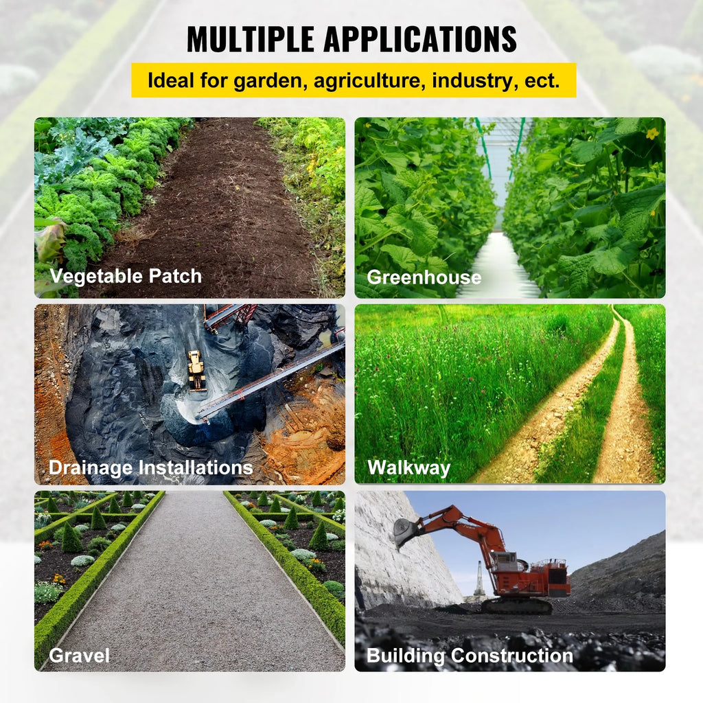 3 x 50 Weed Barrier Landscape Fabric S924664