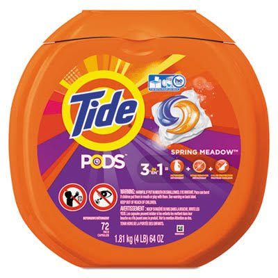 72 Pods Spring Meadow Scent Detergent Pods N357237