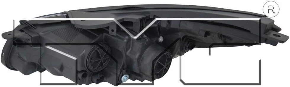 Passenger Side Halogen Headlight for Hyundai Sonata 2015 2016 2017 L413400