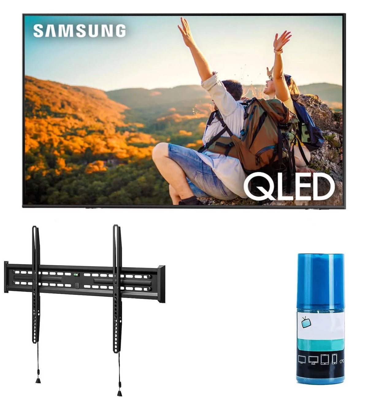 70 QLED 4K Smart TV with TV Mount and Screen Cleaner Kit U7367