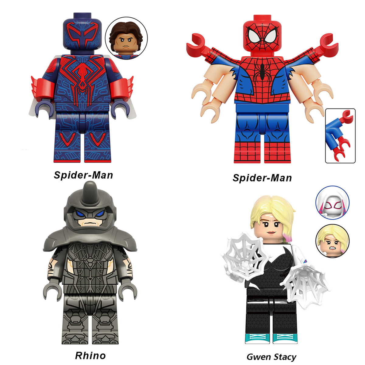 14 Pcs Superheroes Action Figures Building Blocks Toys Set, 1.77 inch Collectible Building Kits G86447