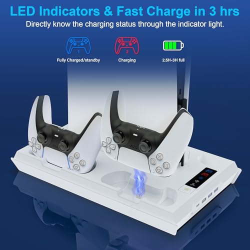 White Cooling Station with Dual Controller Charging Station R547