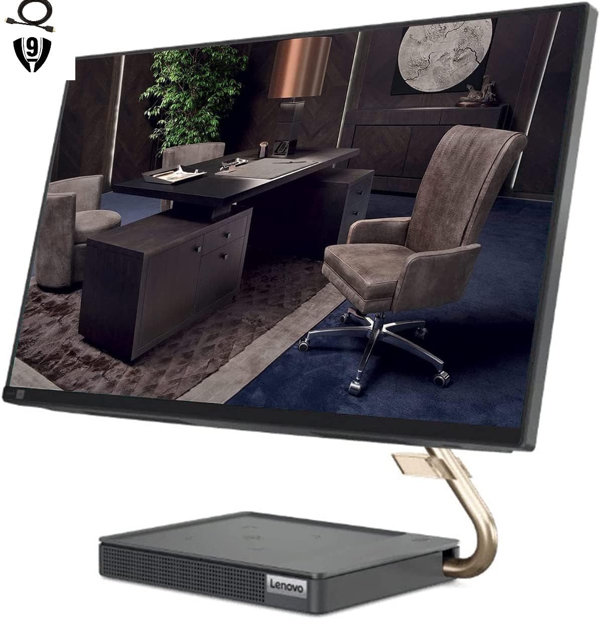 23.8" FHD Touchscreen All-in-One Desktop, AMD Ryzen 7 5700U, 16GB RAM, 256GB SSD+1TB HDD, Grey D8432