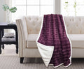 Sherpa Throw Plum M5314