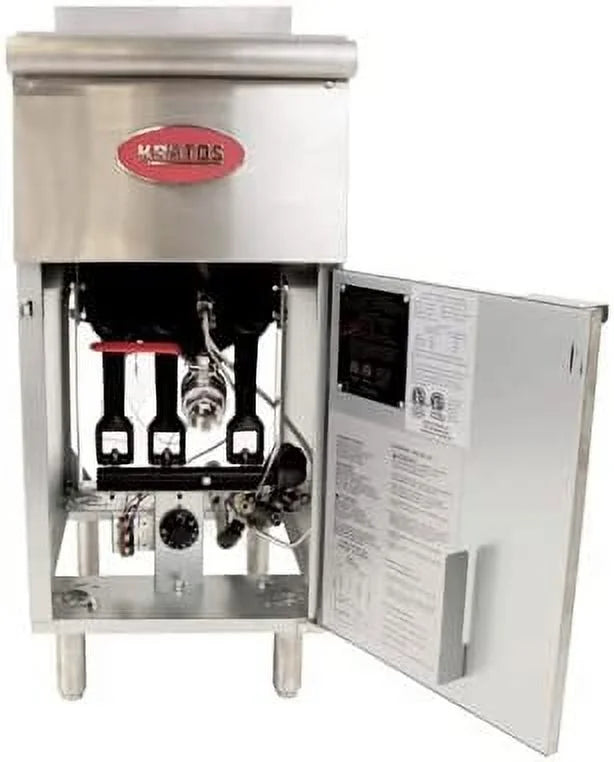 Commercial Gas Floor Fryer 40 lb. Capacity Natural Gas N594
