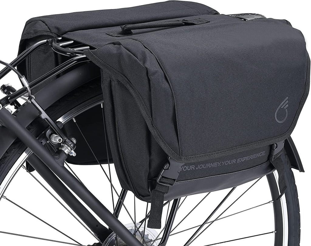 Gray Waterproof Double Sided Bicycle Pannier X10742