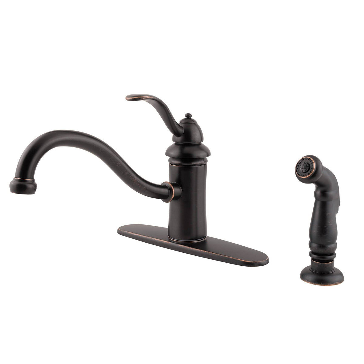 Tuscan Bronze Single Handle Kitchen Faucet U4330