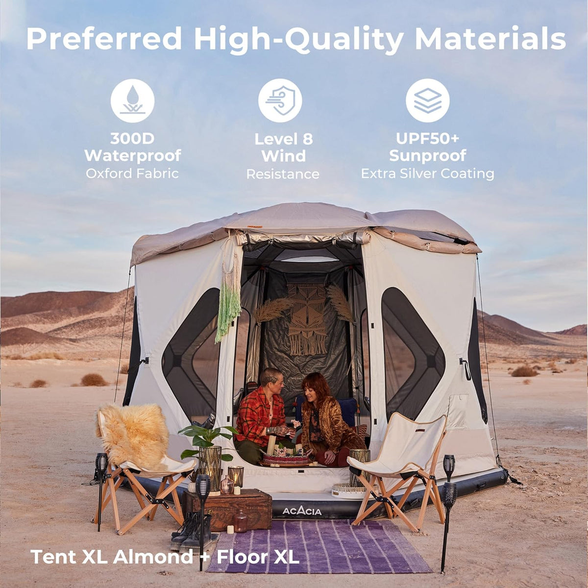 4-6 Person Waterproof Pop Up Hub Tent with Rainfly C44297