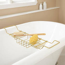 Polished Brass Shower Caddy Bathroom Accessory R264847