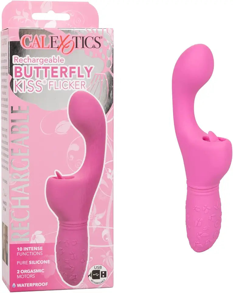 Pink Rechargeable Butterfly Kiss Flicker I31864