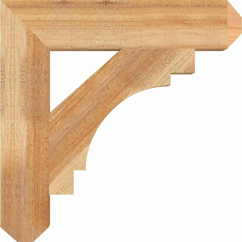 6x22W x 42x22D x 48x22H Western Red Cedar Bracket L4457