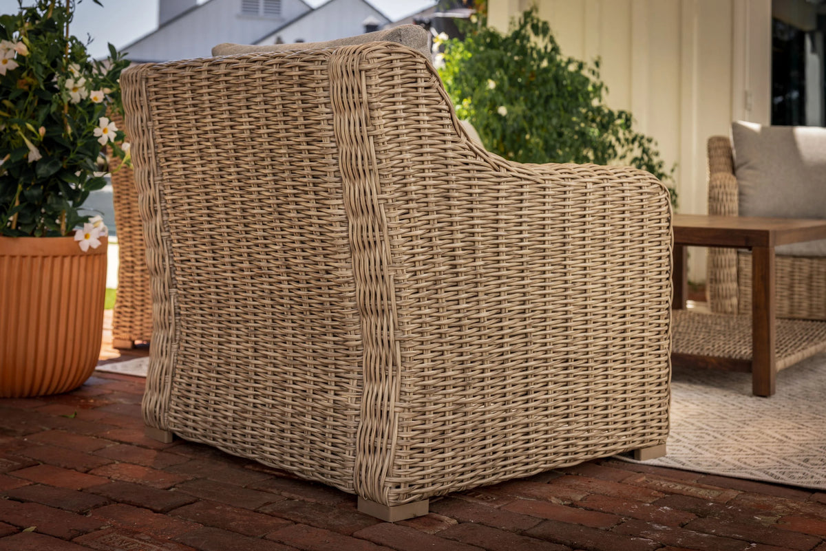 2-Pack Outdoor Club Lounge Chairs with Cushions F16957