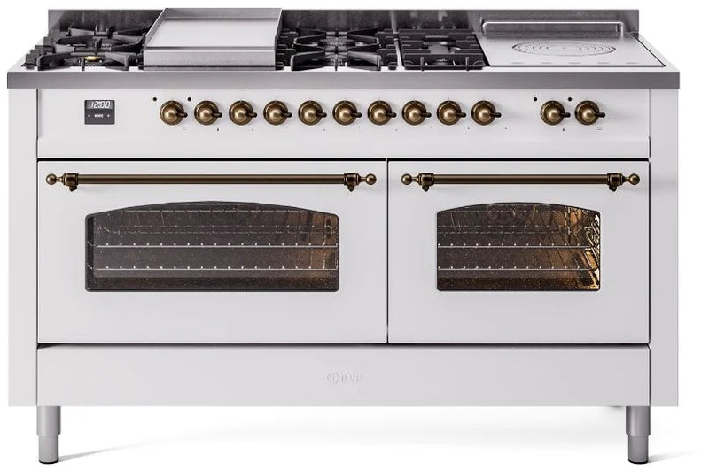 White Dual Fuel Natural Gas Range Z10611