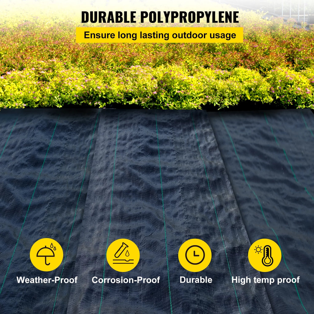 3 x 50 Weed Barrier Landscape Fabric S924664