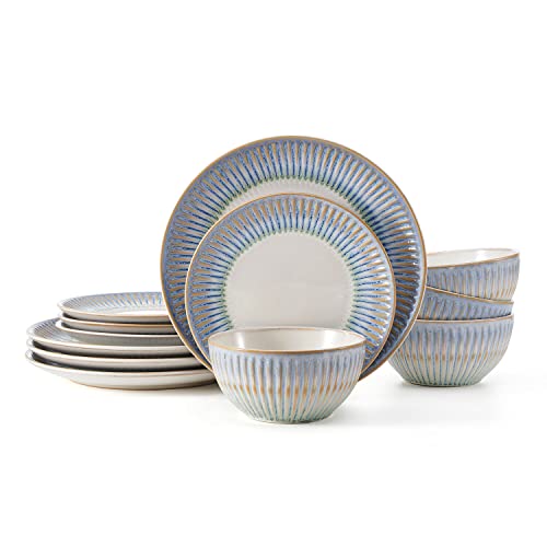 Blue 12 Piece Dinnerware Set R4741