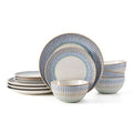 Blue 12 Piece Dinnerware Set R4741